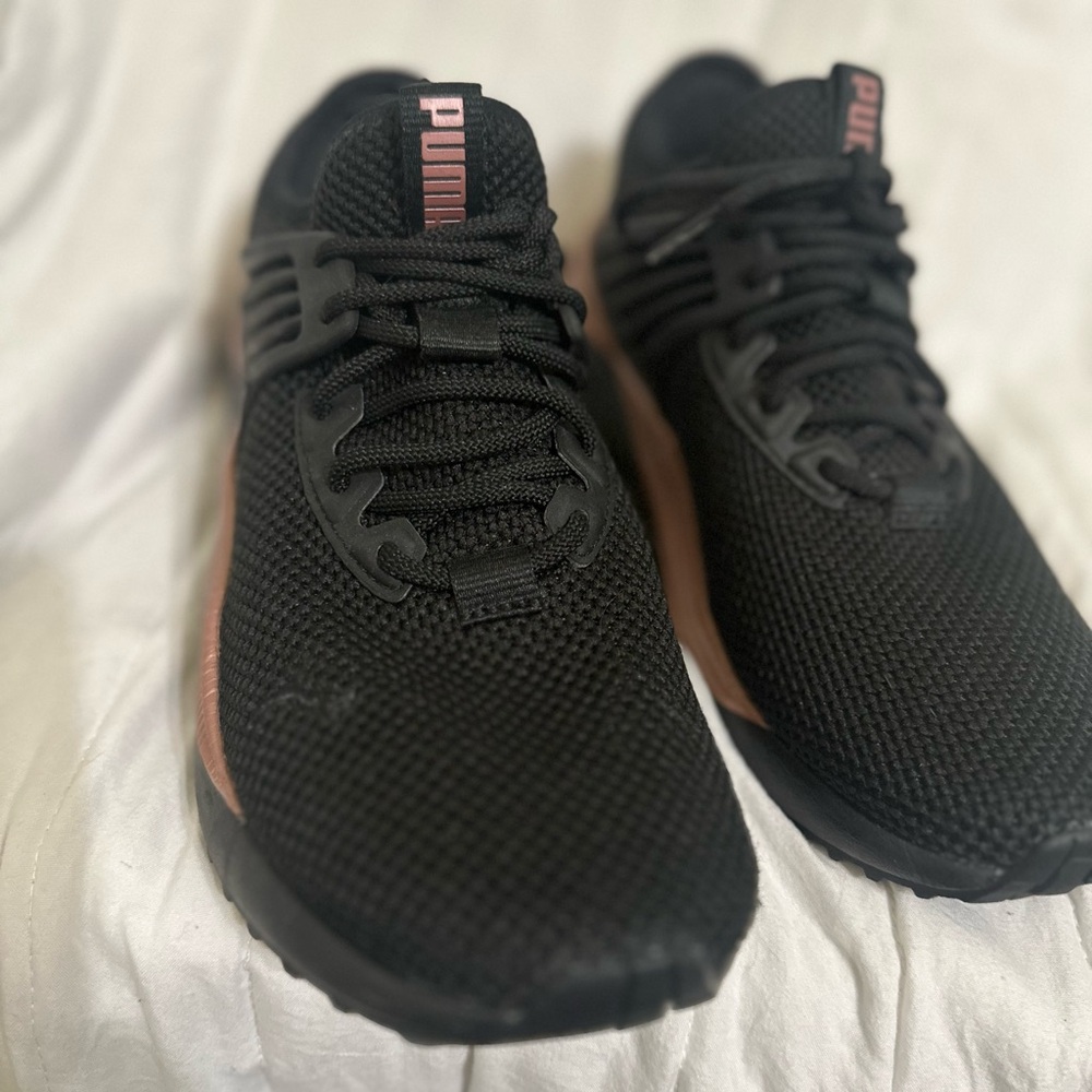 Puma Black and Brown Athletic Shoes - Picture 5 of 7